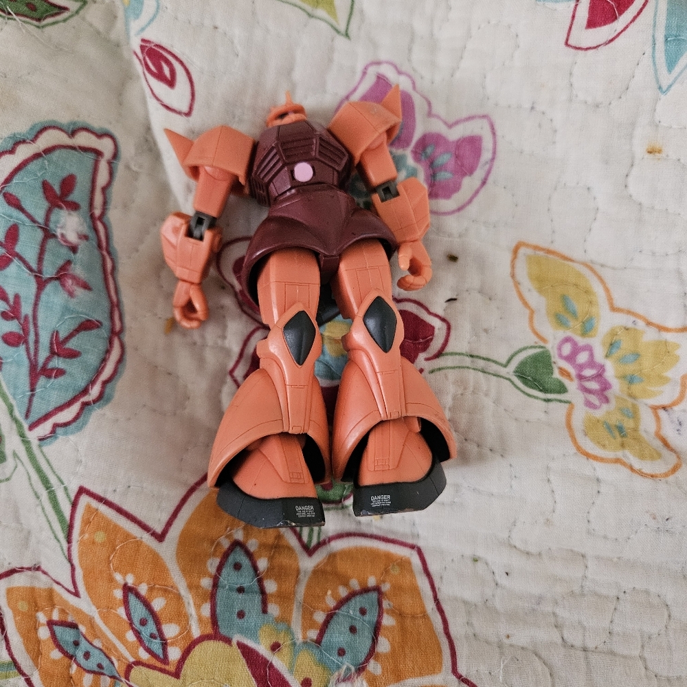 2000 SA-S Brand Gundam Action Figure Pink Peach 5" 60601 Incomplete